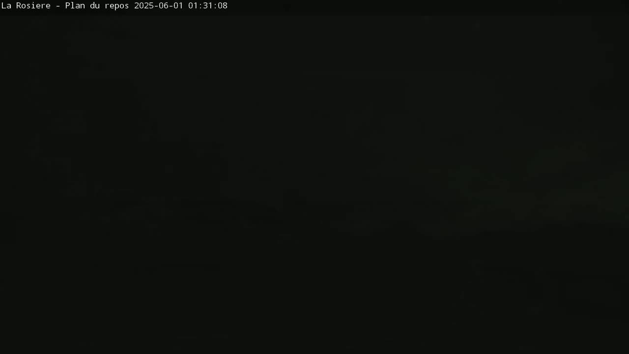 Montvalezan,  La Rosière Ski Area Charmlifts & Plan du Repos (Rest Plan) Live Cam - Albertville, Savoie, Auvergne-Rhône-Alpes, France