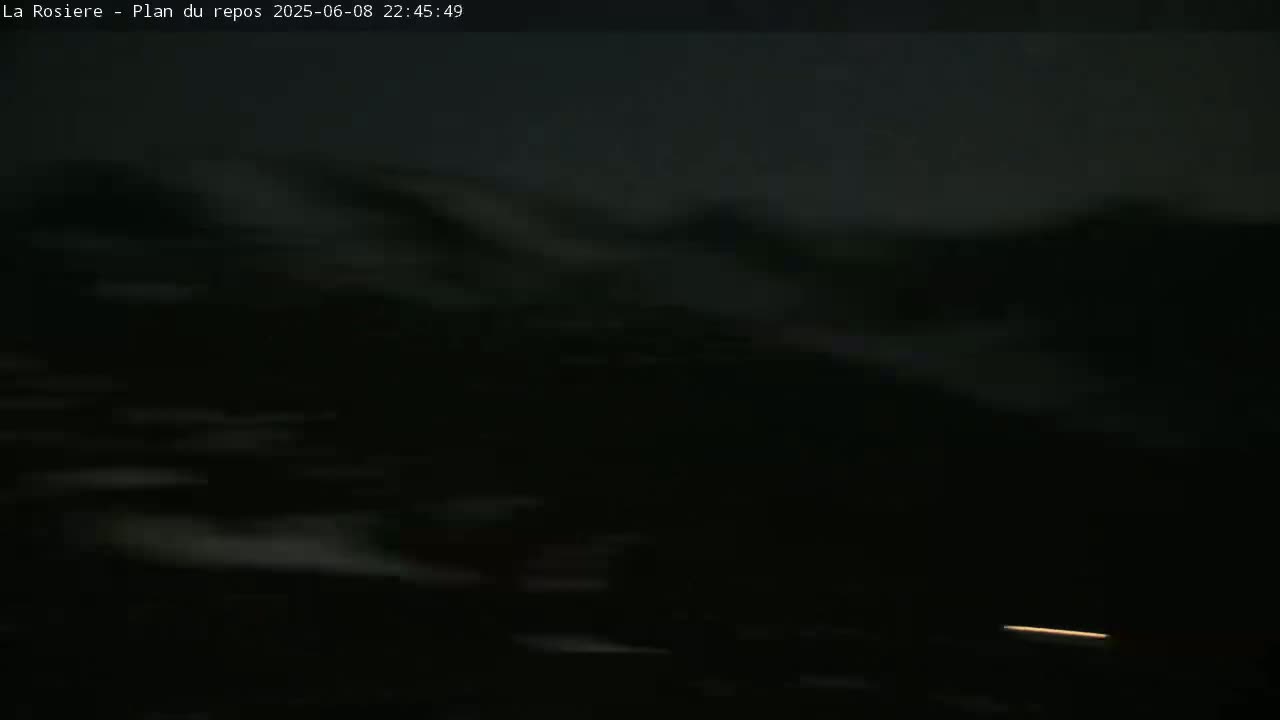 Montvalezan,  La Rosière Ski Area Charmlifts & Plan du Repos (Rest Plan) Live Cam - Albertville, Savoie, Auvergne-Rhône-Alpes, France