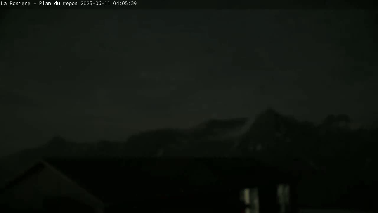 Montvalezan,  La Rosière Ski Area Charmlifts & Plan du Repos (Rest Plan) Live Cam - Albertville, Savoie, Auvergne-Rhône-Alpes, France