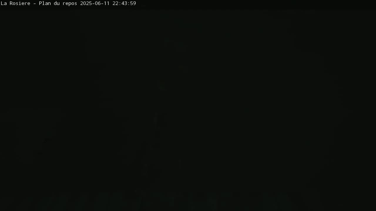 Montvalezan,  La Rosière Ski Area Charmlifts & Plan du Repos (Rest Plan) Live Cam - Albertville, Savoie, Auvergne-Rhône-Alpes, France