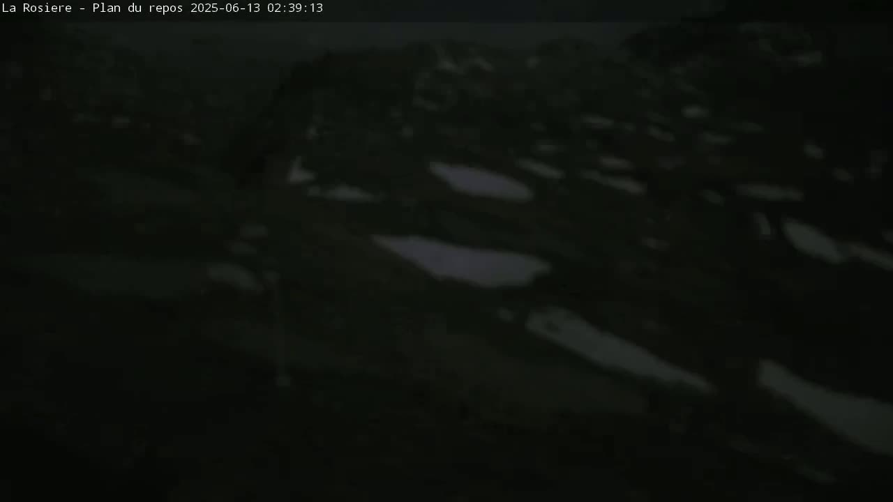 Montvalezan,  La Rosière Ski Area Charmlifts & Plan du Repos (Rest Plan) Live Cam - Albertville, Savoie, Auvergne-Rhône-Alpes, France