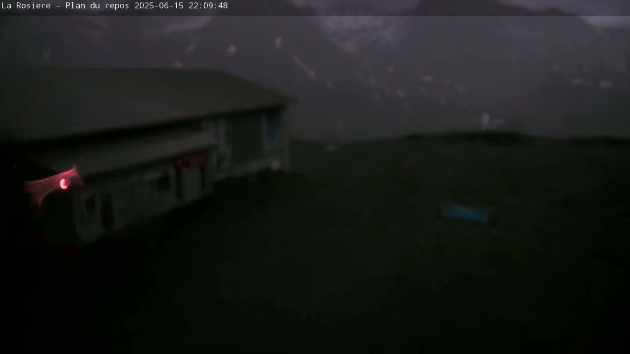 Montvalezan,  La Rosière Ski Area Charmlifts & Plan du Repos (Rest Plan) Live Cam - Albertville, Savoie, Auvergne-Rhône-Alpes, France