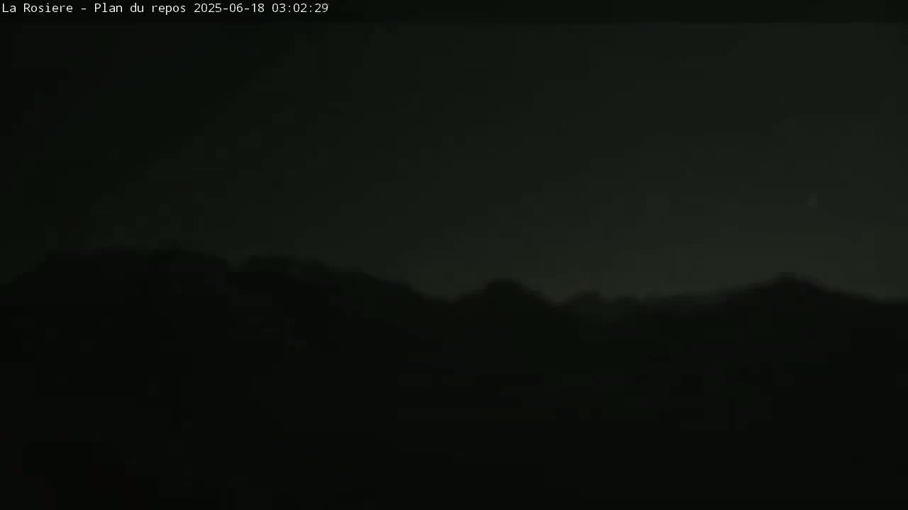 Montvalezan,  La Rosière Ski Area Charmlifts & Plan du Repos (Rest Plan) Live Cam - Albertville, Savoie, Auvergne-Rhône-Alpes, France