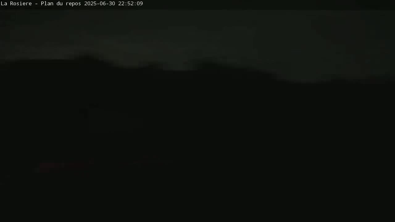 Montvalezan,  La Rosière Ski Area Charmlifts & Plan du Repos (Rest Plan) Live Cam - Albertville, Savoie, Auvergne-Rhône-Alpes, France