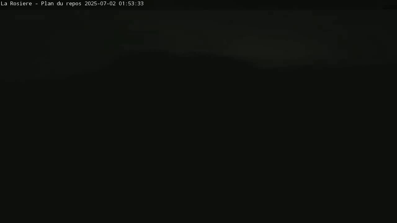 Montvalezan,  La Rosière Ski Area Charmlifts & Plan du Repos (Rest Plan) Live Cam - Albertville, Savoie, Auvergne-Rhône-Alpes, France