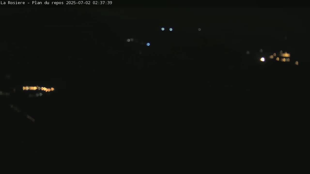 Montvalezan,  La Rosière Ski Area Charmlifts & Plan du Repos (Rest Plan) Live Cam - Albertville, Savoie, Auvergne-Rhône-Alpes, France