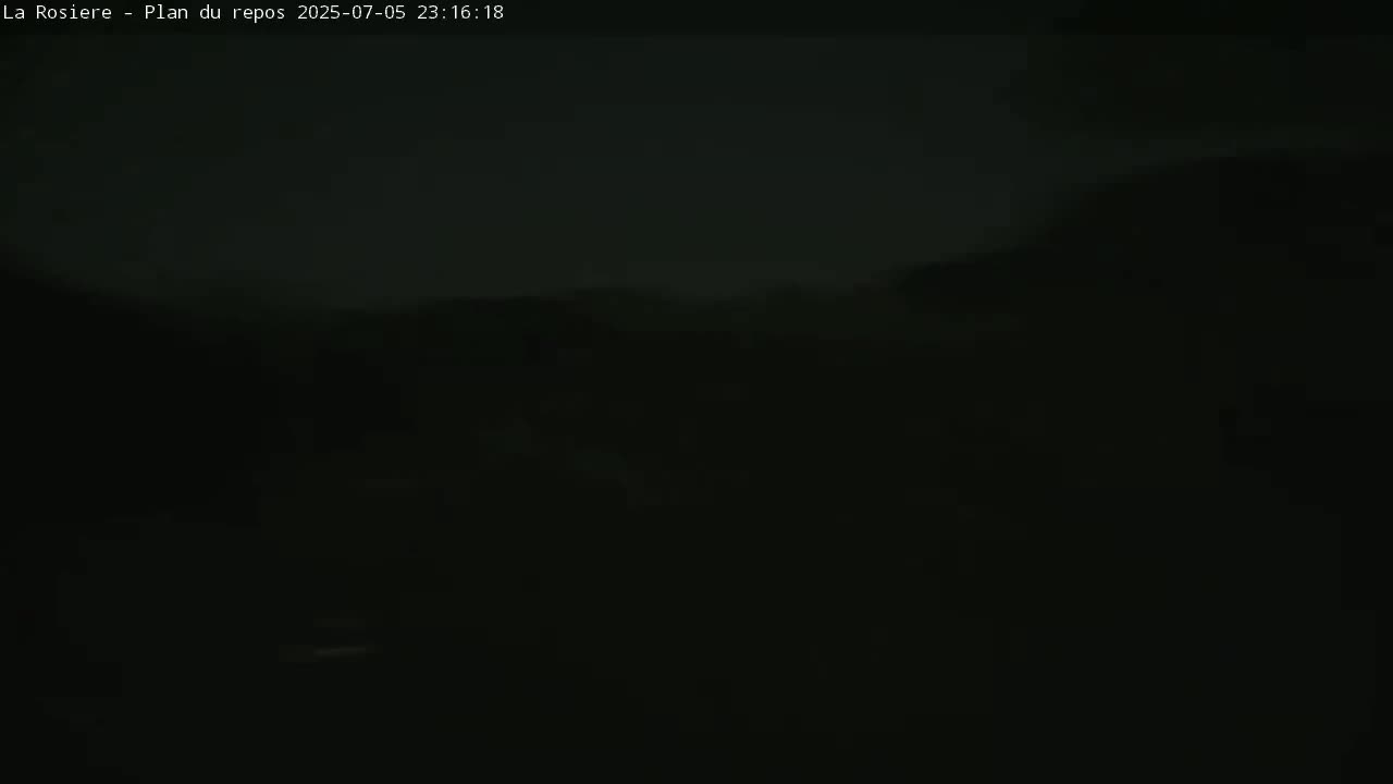 Montvalezan,  La Rosière Ski Area Charmlifts & Plan du Repos (Rest Plan) Live Cam - Albertville, Savoie, Auvergne-Rhône-Alpes, France