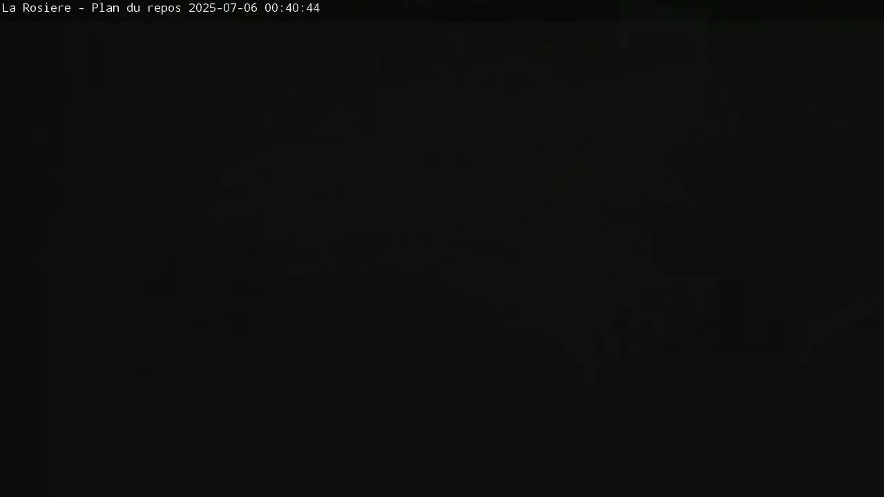 Montvalezan,  La Rosière Ski Area Charmlifts & Plan du Repos (Rest Plan) Live Cam - Albertville, Savoie, Auvergne-Rhône-Alpes, France