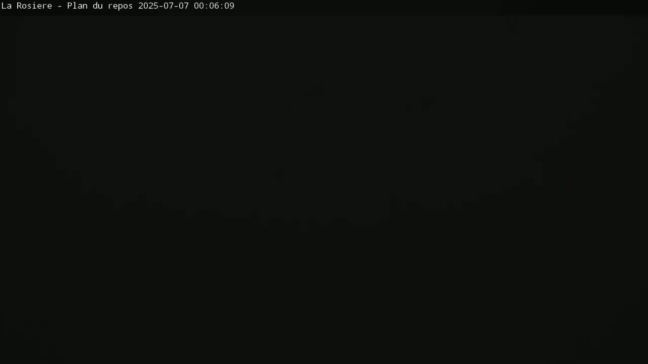Montvalezan,  La Rosière Ski Area Charmlifts & Plan du Repos (Rest Plan) Live Cam - Albertville, Savoie, Auvergne-Rhône-Alpes, France