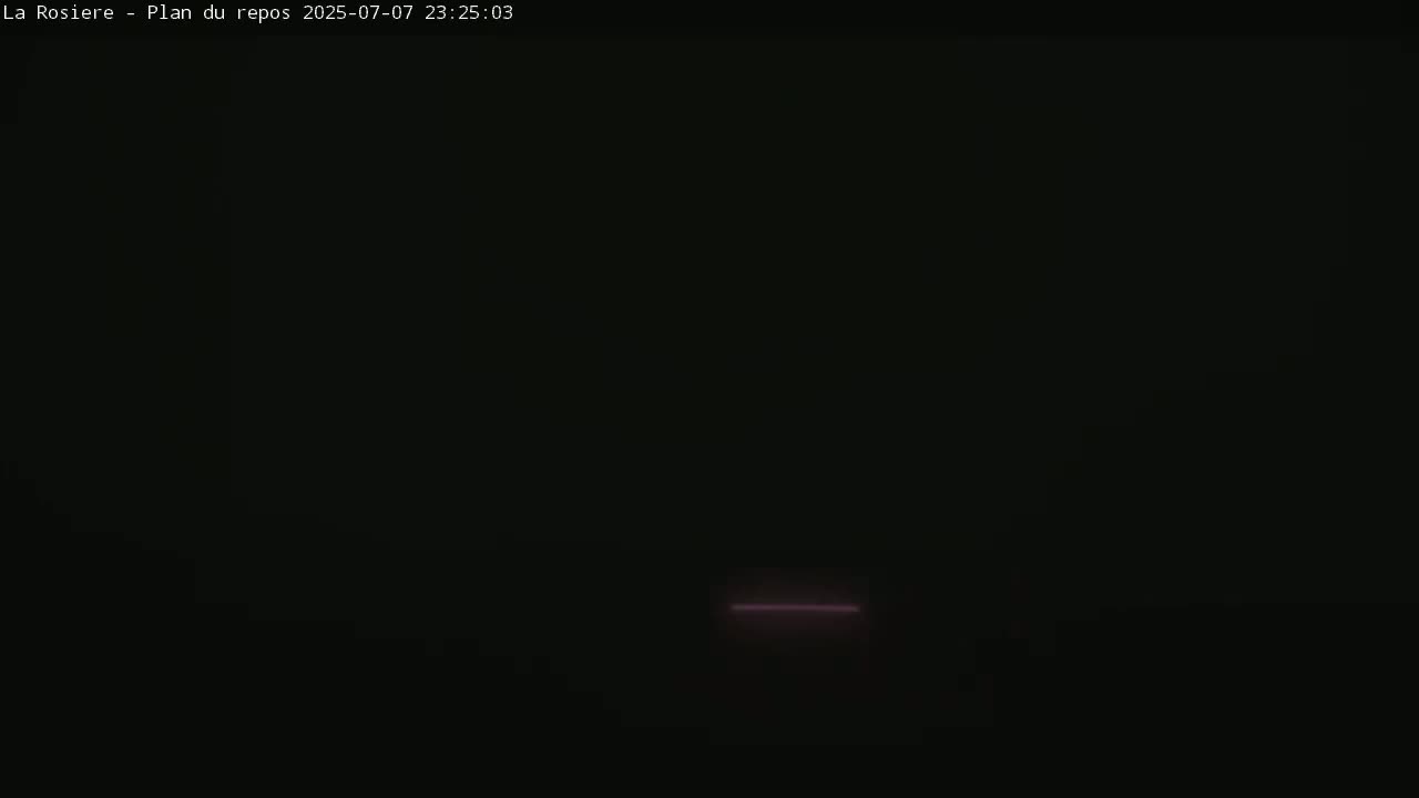 Montvalezan,  La Rosière Ski Area Charmlifts & Plan du Repos (Rest Plan) Live Cam - Albertville, Savoie, Auvergne-Rhône-Alpes, France