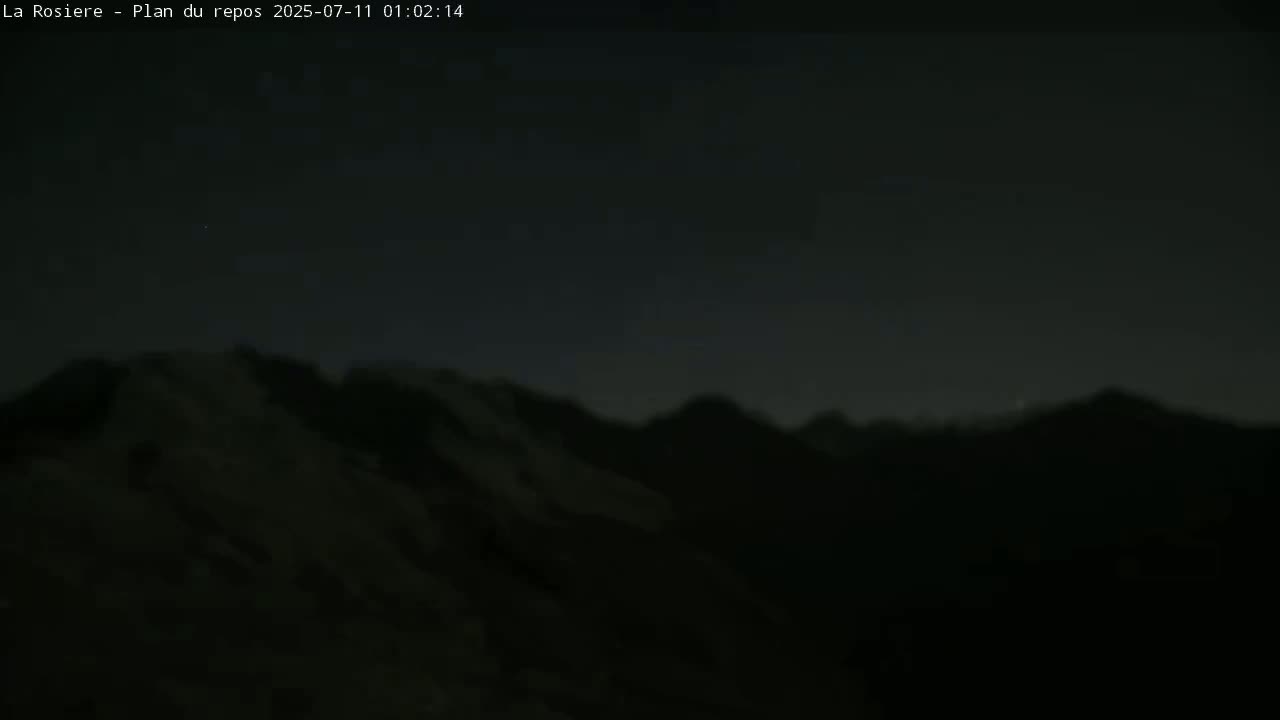 Montvalezan,  La Rosière Ski Area Charmlifts & Plan du Repos (Rest Plan) Live Cam - Albertville, Savoie, Auvergne-Rhône-Alpes, France