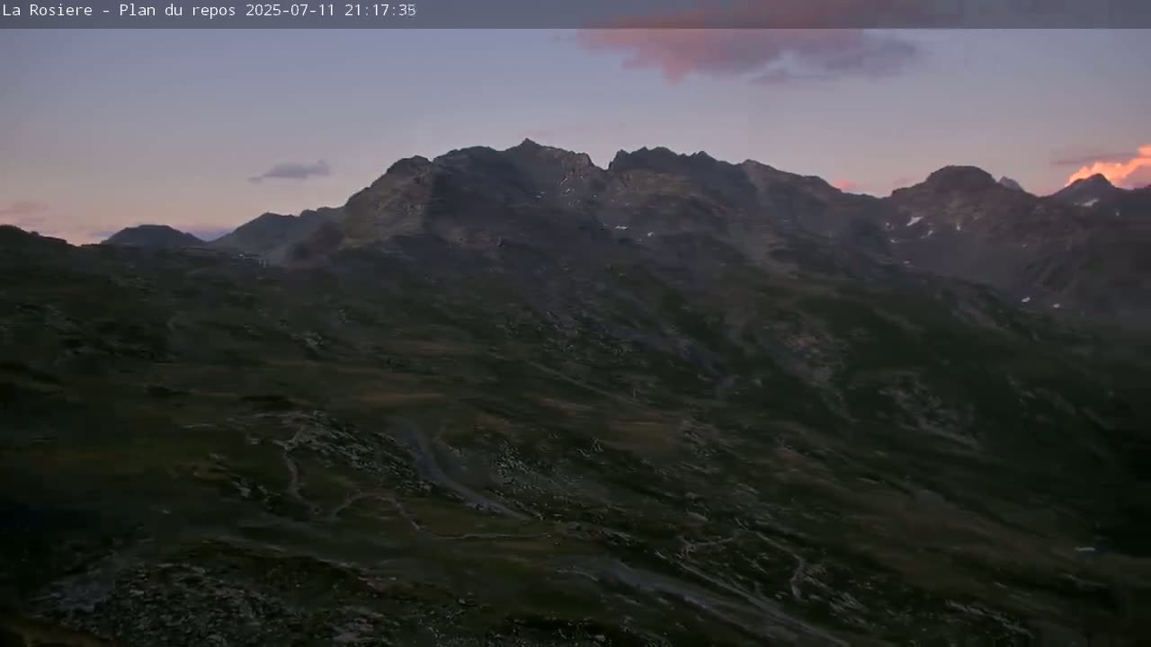 Montvalezan,  La Rosière Ski Area Charmlifts & Plan du Repos (Rest Plan) Live Cam - Albertville, Savoie, Auvergne-Rhône-Alpes, France