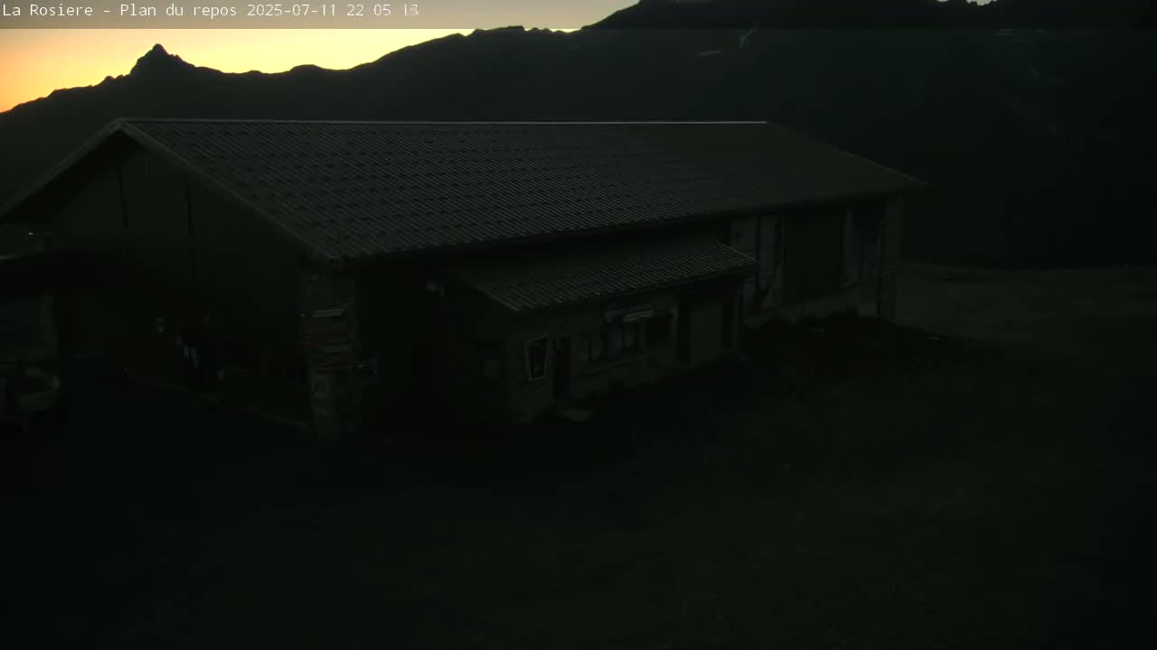 Montvalezan,  La Rosière Ski Area Charmlifts & Plan du Repos (Rest Plan) Live Cam - Albertville, Savoie, Auvergne-Rhône-Alpes, France