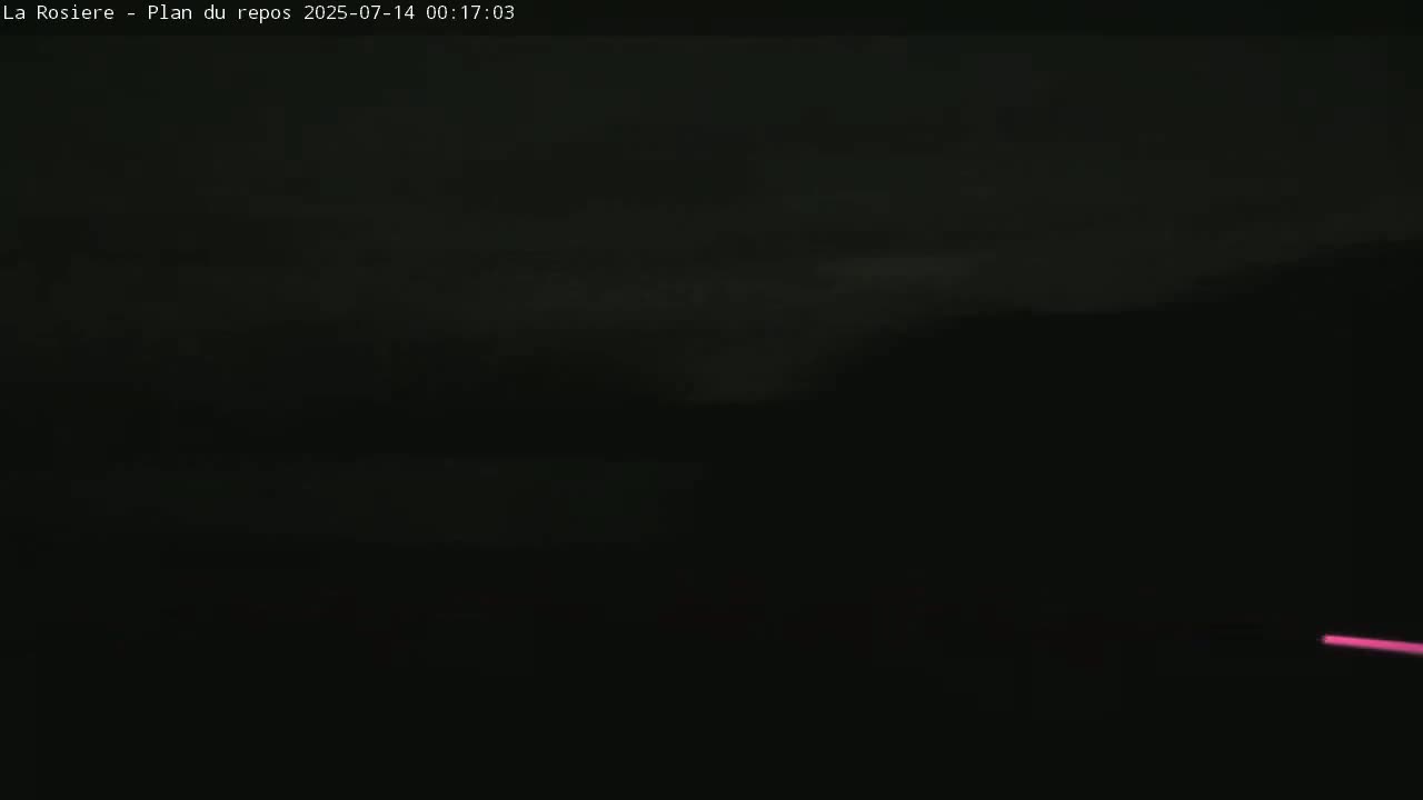 Montvalezan,  La Rosière Ski Area Charmlifts & Plan du Repos (Rest Plan) Live Cam - Albertville, Savoie, Auvergne-Rhône-Alpes, France