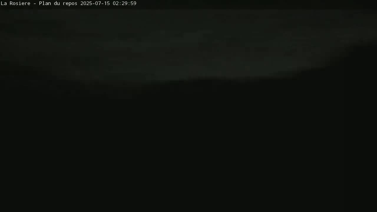 Montvalezan,  La Rosière Ski Area Charmlifts & Plan du Repos (Rest Plan) Live Cam - Albertville, Savoie, Auvergne-Rhône-Alpes, France