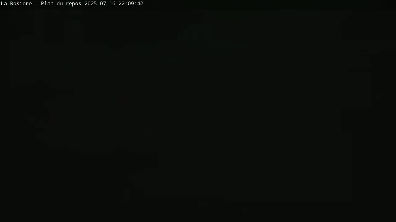 Montvalezan,  La Rosière Ski Area Charmlifts & Plan du Repos (Rest Plan) Live Cam - Albertville, Savoie, Auvergne-Rhône-Alpes, France