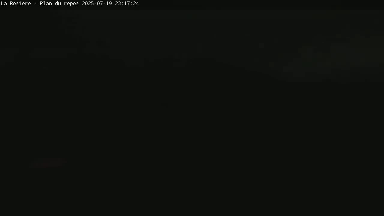 Montvalezan,  La Rosière Ski Area Charmlifts & Plan du Repos (Rest Plan) Live Cam - Albertville, Savoie, Auvergne-Rhône-Alpes, France