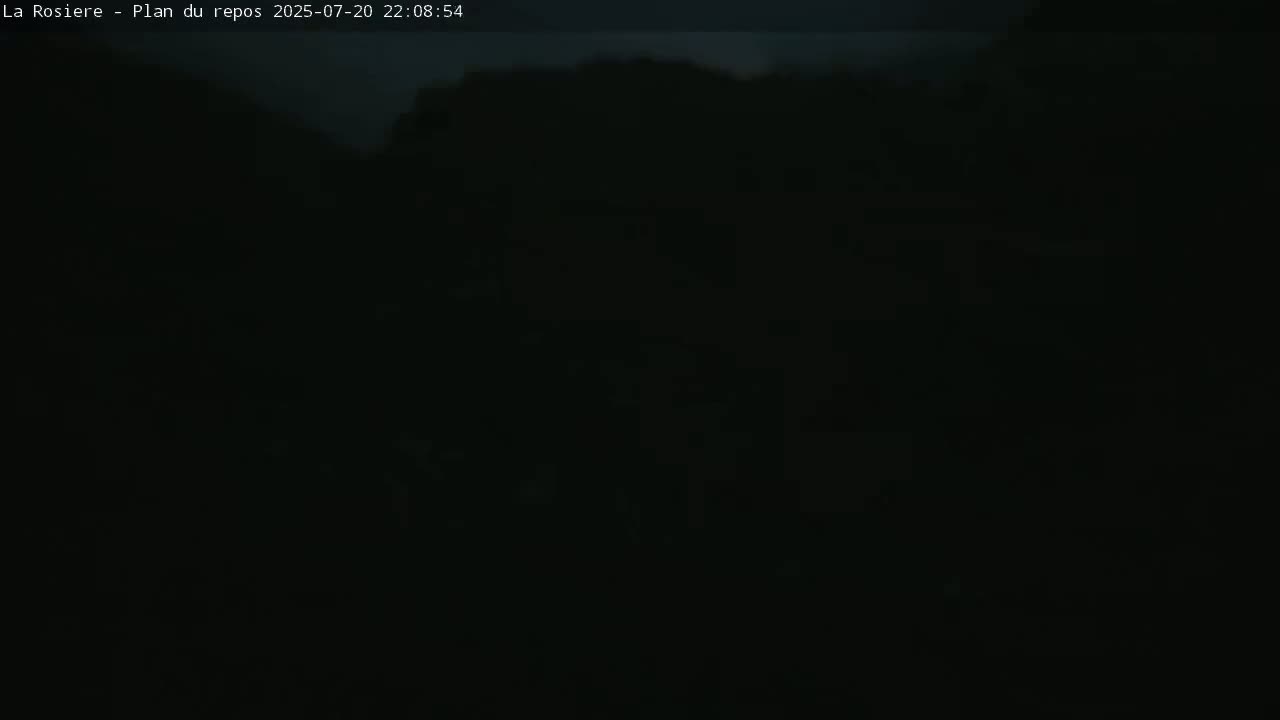 Montvalezan,  La Rosière Ski Area Charmlifts & Plan du Repos (Rest Plan) Live Cam - Albertville, Savoie, Auvergne-Rhône-Alpes, France