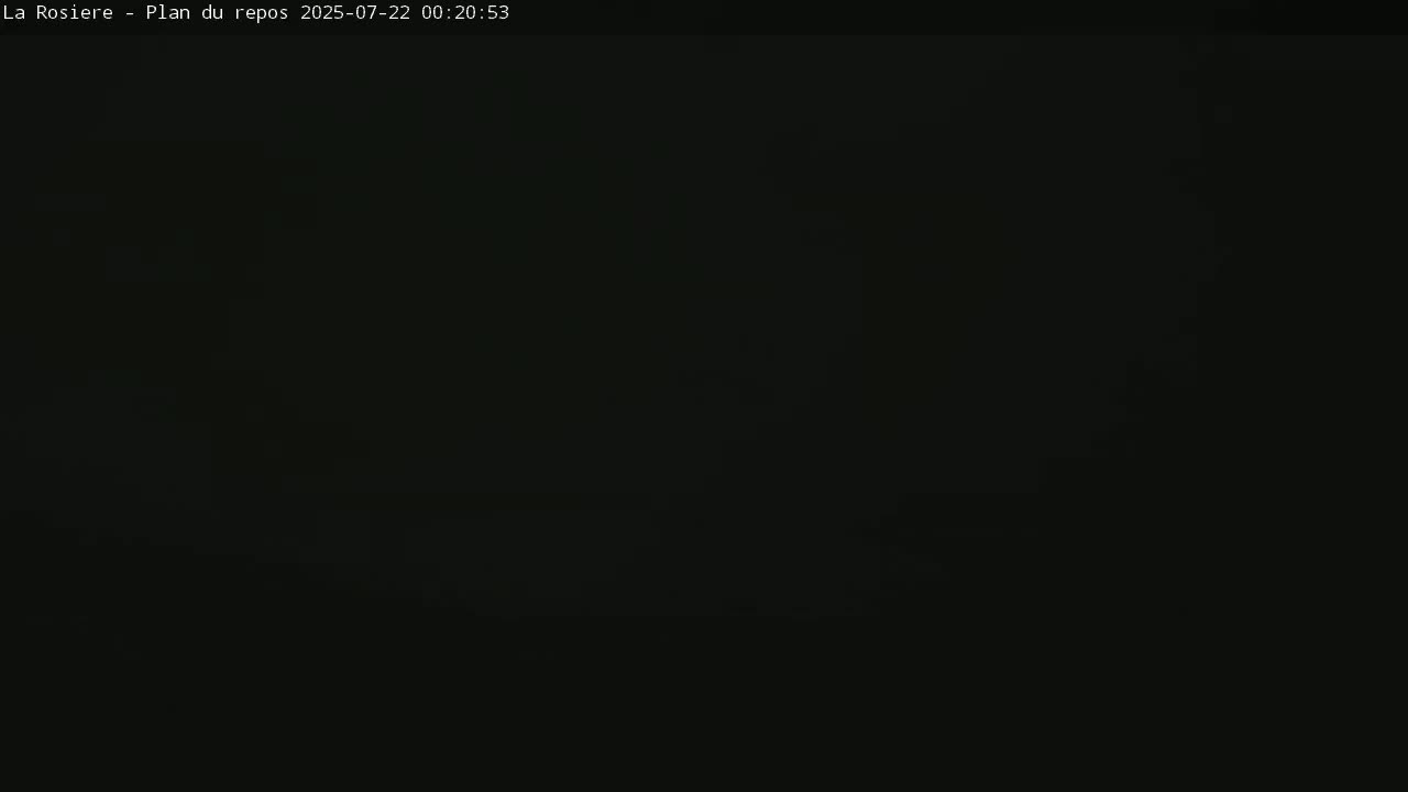 Montvalezan,  La Rosière Ski Area Charmlifts & Plan du Repos (Rest Plan) Live Cam - Albertville, Savoie, Auvergne-Rhône-Alpes, France