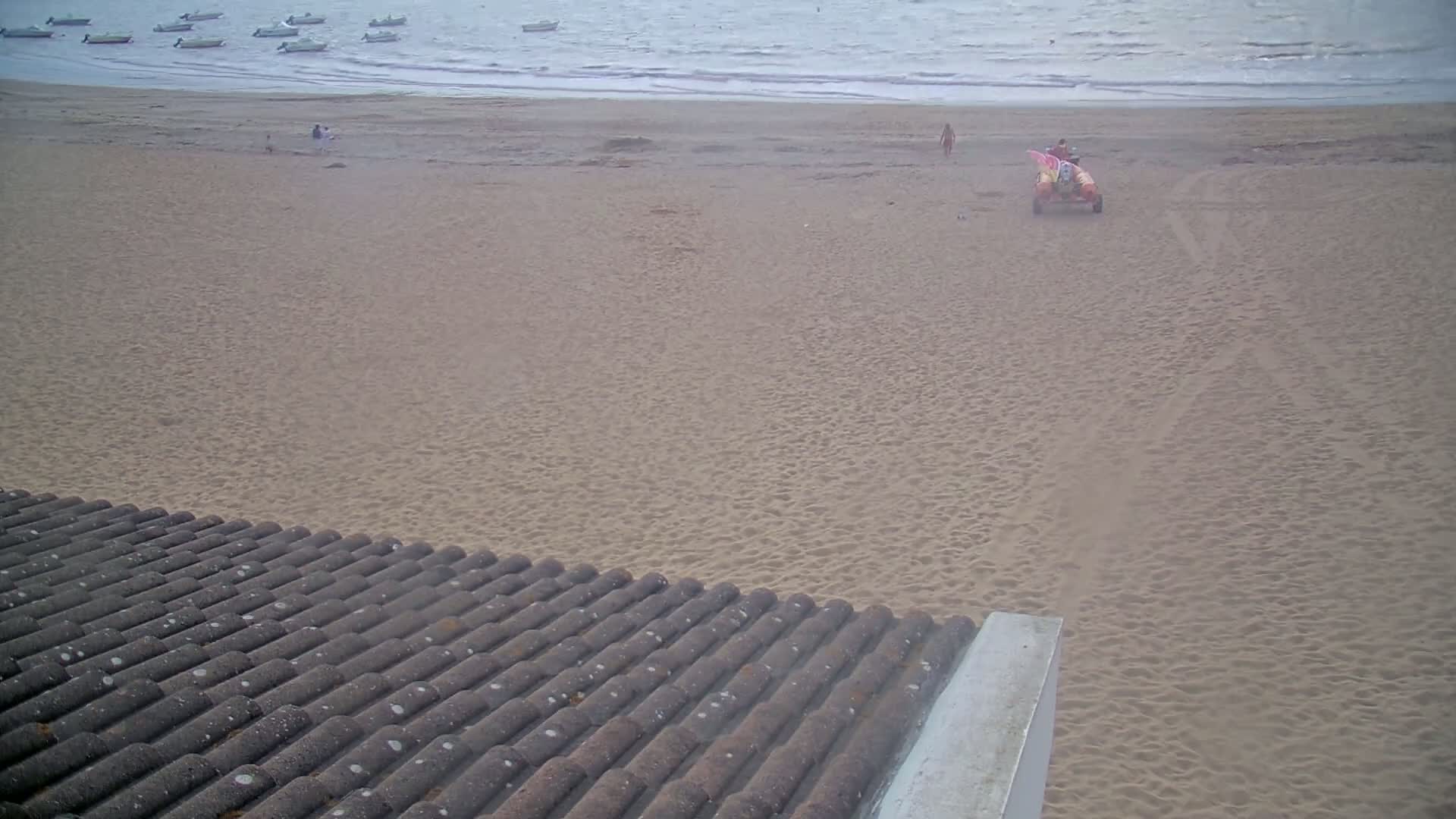 Saint-Hilaire-de-Riez, Plage de la Parée Préneau Beach Live Cam -  Les Sables-d'Olonne, Vendée, Pays de la Loire, France