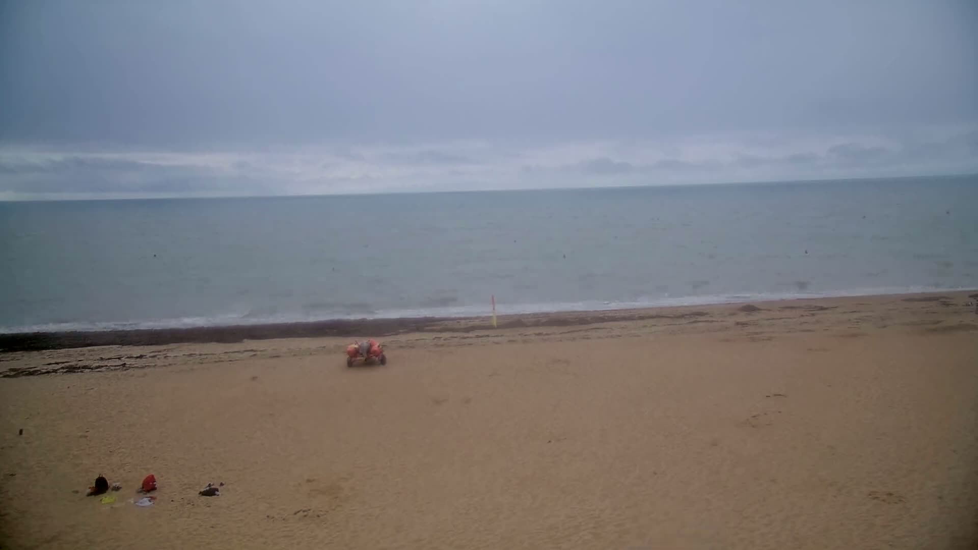Saint-Hilaire-de-Riez, Plage de la Parée Préneau Beach Live Cam -  Les Sables-d'Olonne, Vendée, Pays de la Loire, France