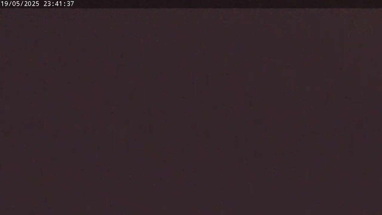 The image shows a uniformly dark brown or black screen.
