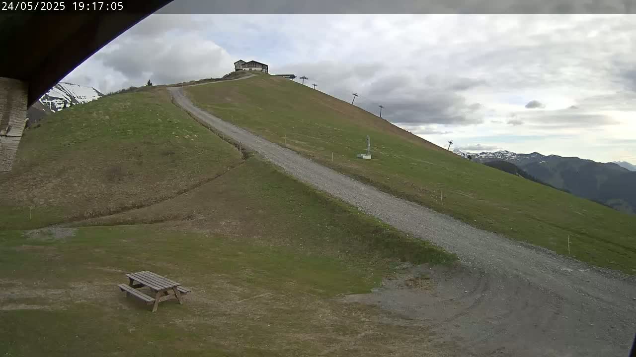 Saint-Gervais-les-Bains,  Telesiege de la Croix Live Cam - Bonneville, Haute-Savoie, Auvergne-Rhône-Alpes, France