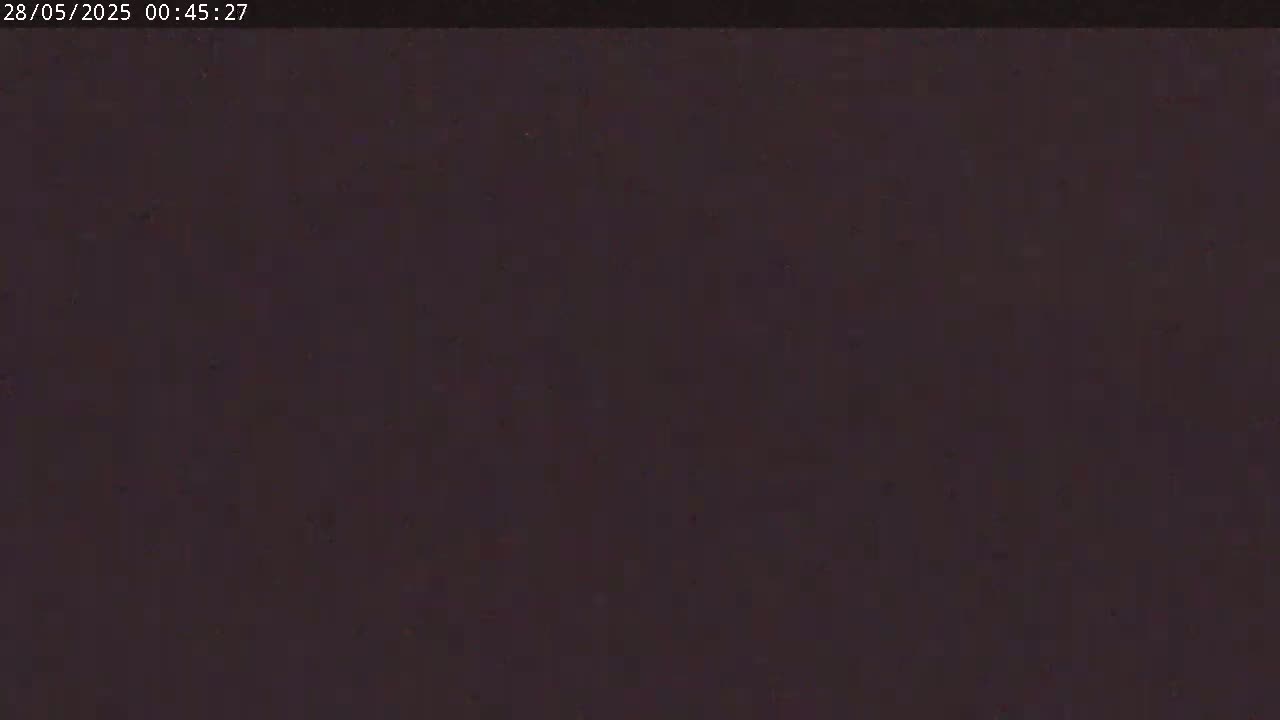 The image shows a uniformly dark brown or black screen.