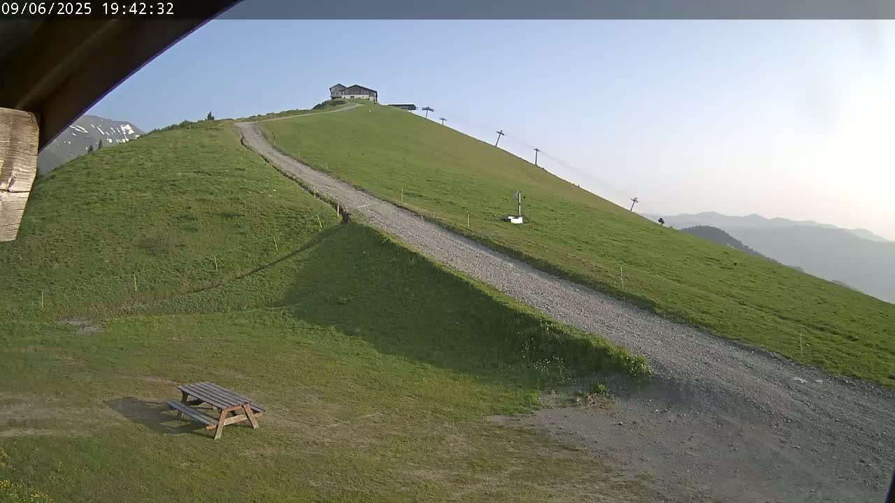 Saint-Gervais-les-Bains,  Telesiege de la Croix Live Cam - Bonneville, Haute-Savoie, Auvergne-Rhône-Alpes, France