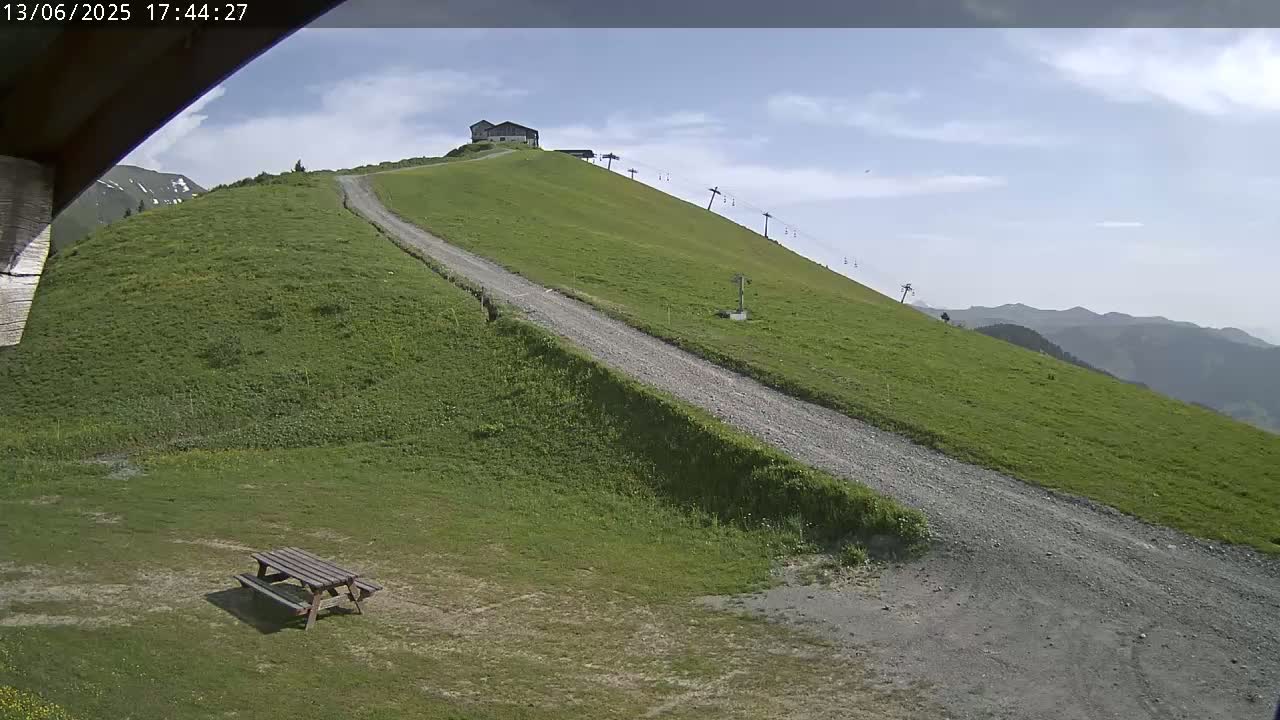 Saint-Gervais-les-Bains,  Telesiege de la Croix Live Cam - Bonneville, Haute-Savoie, Auvergne-Rhône-Alpes, France