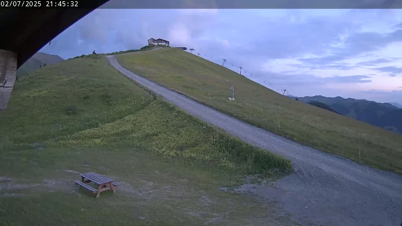 Saint-Gervais-les-Bains,  Telesiege de la Croix Live Cam - Bonneville, Haute-Savoie, Auvergne-Rhône-Alpes, France
