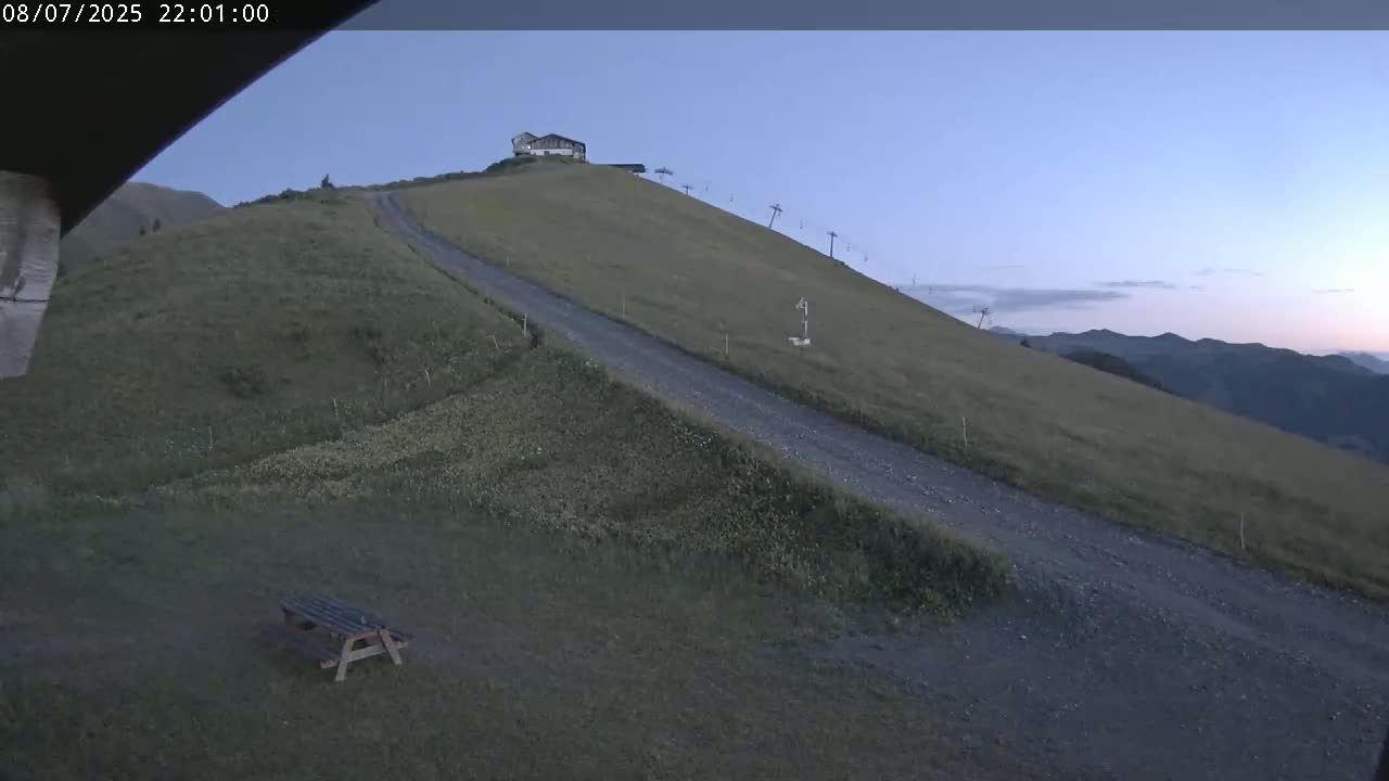 Saint-Gervais-les-Bains,  Telesiege de la Croix Live Cam - Bonneville, Haute-Savoie, Auvergne-Rhône-Alpes, France