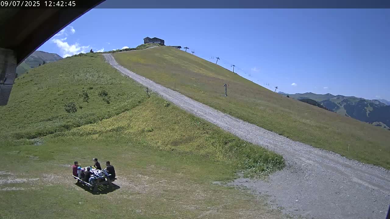 Saint-Gervais-les-Bains,  Telesiege de la Croix Live Cam - Bonneville, Haute-Savoie, Auvergne-Rhône-Alpes, France