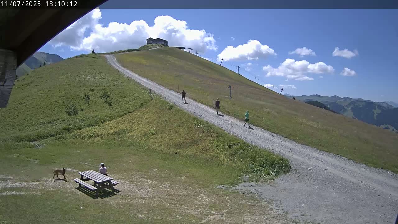 Saint-Gervais-les-Bains,  Telesiege de la Croix Live Cam - Bonneville, Haute-Savoie, Auvergne-Rhône-Alpes, France