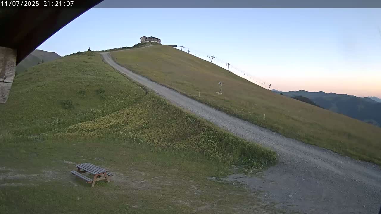 Saint-Gervais-les-Bains,  Telesiege de la Croix Live Cam - Bonneville, Haute-Savoie, Auvergne-Rhône-Alpes, France
