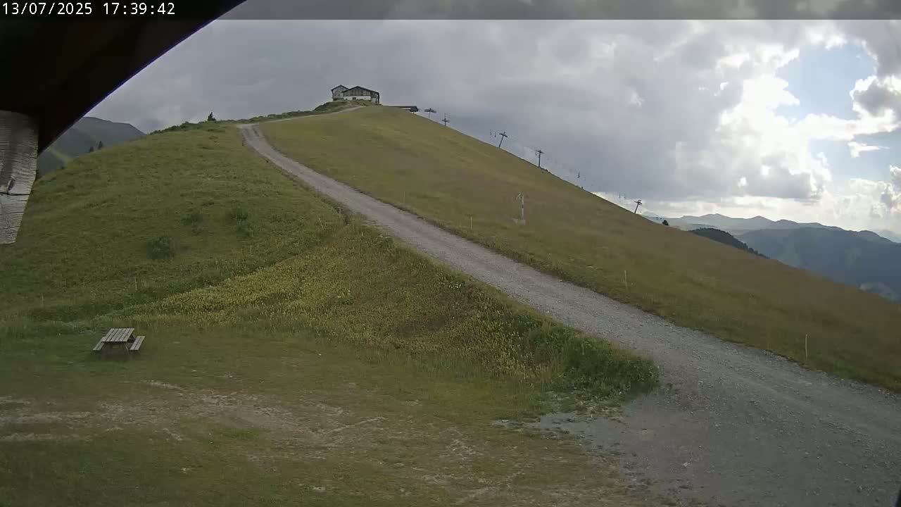 Saint-Gervais-les-Bains,  Telesiege de la Croix Live Cam - Bonneville, Haute-Savoie, Auvergne-Rhône-Alpes, France