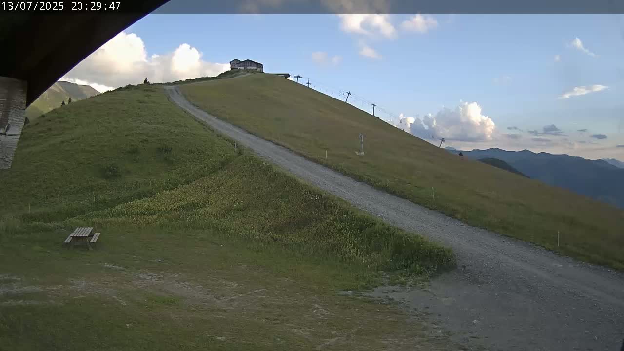 Saint-Gervais-les-Bains,  Telesiege de la Croix Live Cam - Bonneville, Haute-Savoie, Auvergne-Rhône-Alpes, France