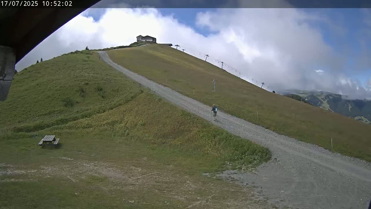 Saint-Gervais-les-Bains,  Telesiege de la Croix Live Cam - Bonneville, Haute-Savoie, Auvergne-Rhône-Alpes, France