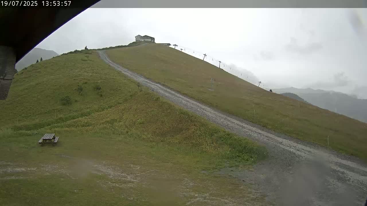 Saint-Gervais-les-Bains,  Telesiege de la Croix Live Cam - Bonneville, Haute-Savoie, Auvergne-Rhône-Alpes, France
