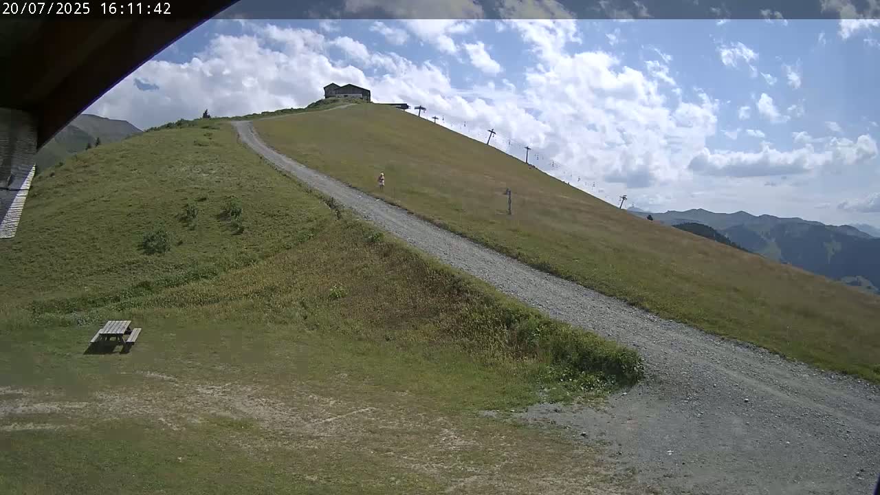 Saint-Gervais-les-Bains,  Telesiege de la Croix Live Cam - Bonneville, Haute-Savoie, Auvergne-Rhône-Alpes, France