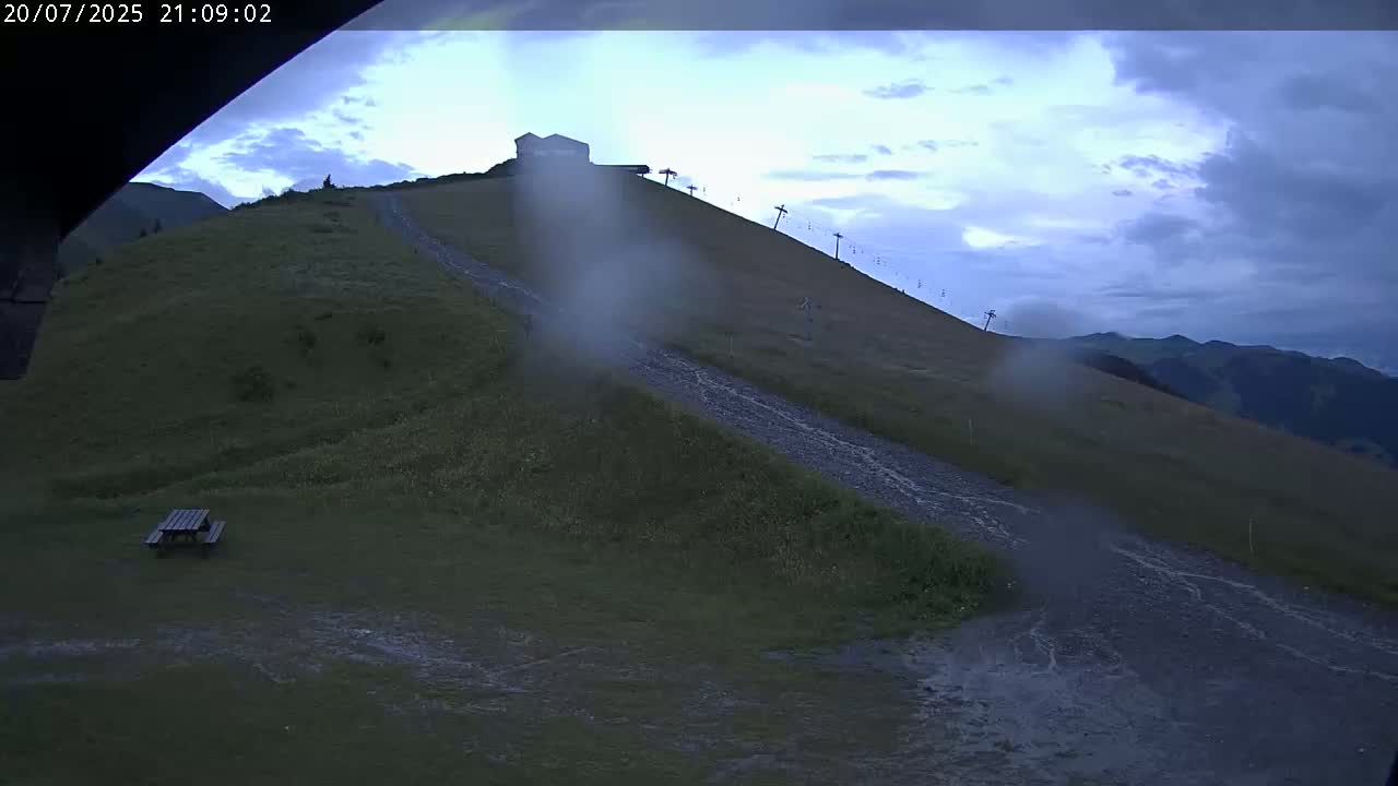 Saint-Gervais-les-Bains,  Telesiege de la Croix Live Cam - Bonneville, Haute-Savoie, Auvergne-Rhône-Alpes, France