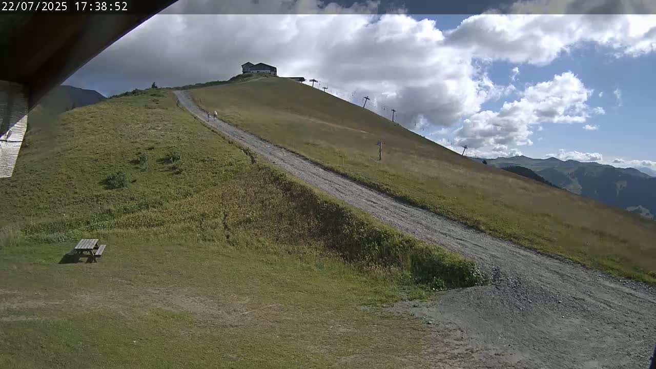 Saint-Gervais-les-Bains,  Telesiege de la Croix Live Cam - Bonneville, Haute-Savoie, Auvergne-Rhône-Alpes, France
