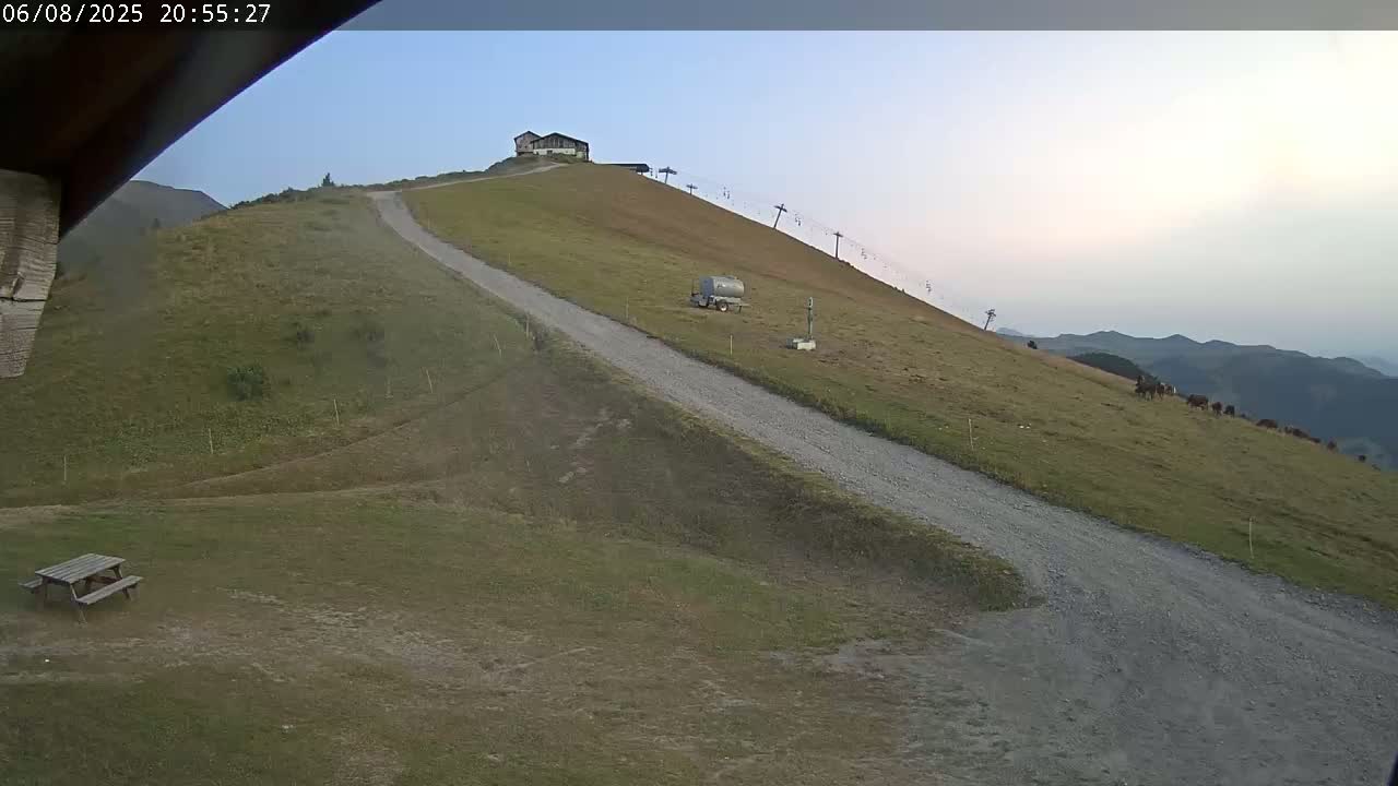 Saint-Gervais-les-Bains,  Telesiege de la Croix Live Cam - Bonneville, Haute-Savoie, Auvergne-Rhône-Alpes, France