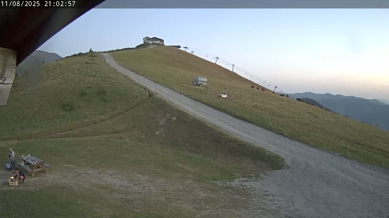 Saint-Gervais-les-Bains,  Telesiege de la Croix Live Cam - Bonneville, Haute-Savoie, Auvergne-Rhône-Alpes, France