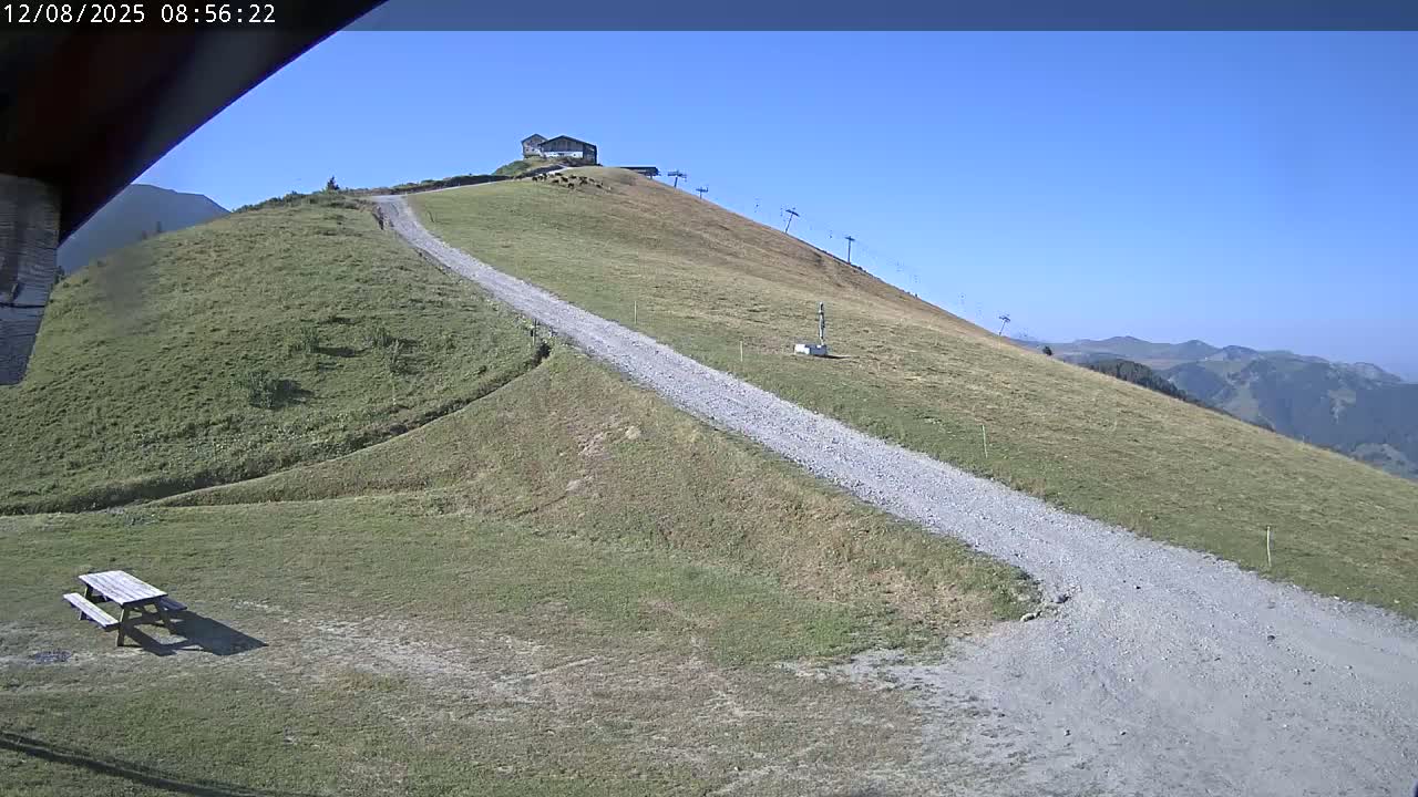 Saint-Gervais-les-Bains,  Telesiege de la Croix Live Cam - Bonneville, Haute-Savoie, Auvergne-Rhône-Alpes, France