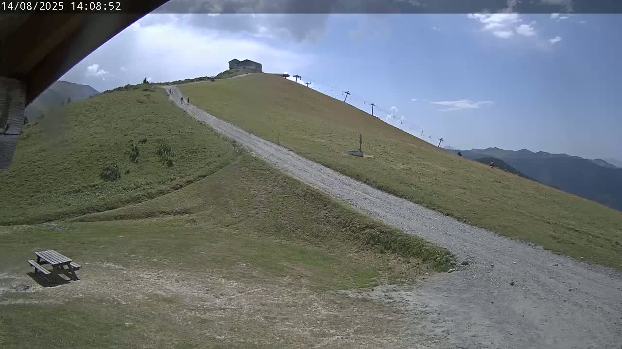 Saint-Gervais-les-Bains,  Telesiege de la Croix Live Cam - Bonneville, Haute-Savoie, Auvergne-Rhône-Alpes, France