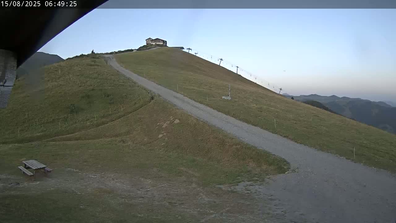 Saint-Gervais-les-Bains,  Telesiege de la Croix Live Cam - Bonneville, Haute-Savoie, Auvergne-Rhône-Alpes, France