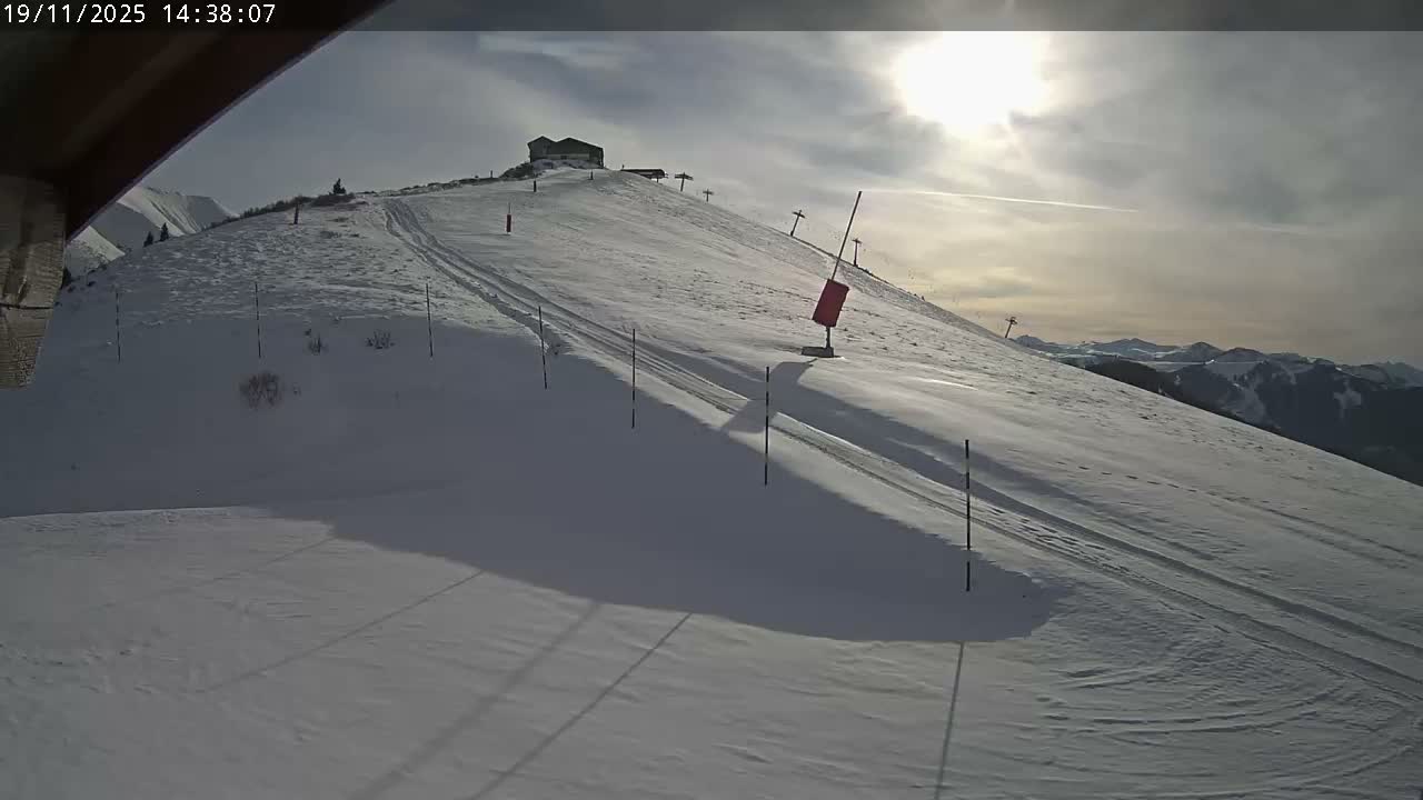 Saint-Gervais-les-Bains,  Telesiege de la Croix Live Cam - Bonneville, Haute-Savoie, Auvergne-Rhône-Alpes, France