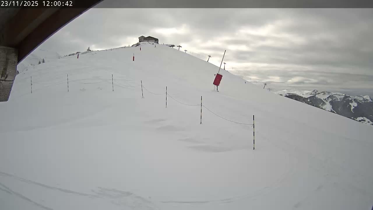 Saint-Gervais-les-Bains,  Telesiege de la Croix Live Cam - Bonneville, Haute-Savoie, Auvergne-Rhône-Alpes, France