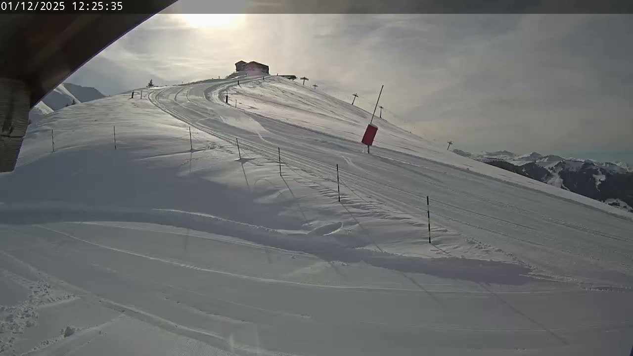 Saint-Gervais-les-Bains,  Telesiege de la Croix Live Cam - Bonneville, Haute-Savoie, Auvergne-Rhône-Alpes, France